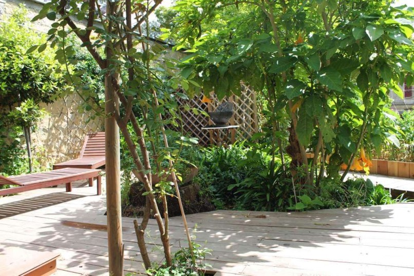 deck in legno. Guido Picardi, architetto del paesaggio