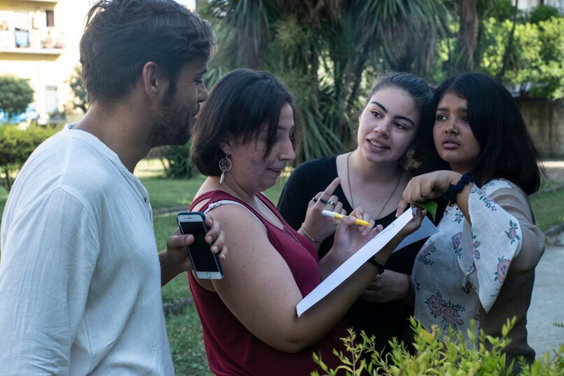 Laboratorio botanico al Parco di Re Ladislao. Paesaggista Guido Picardi