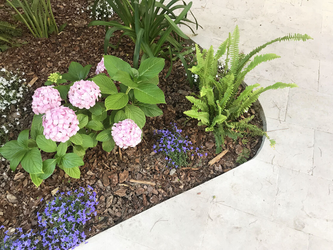 Pavimentazione giardino a Napoli. Architetto Paesaggista Guido Picardi