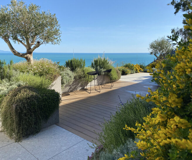 Roof garden designed by Guido Picardi