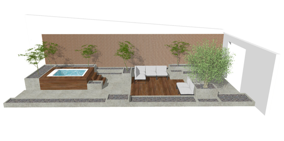 Progetto terrazzo di Guido Picardi